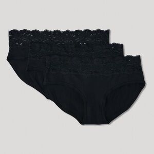 5 Pack - Pact Lace Waist Brief